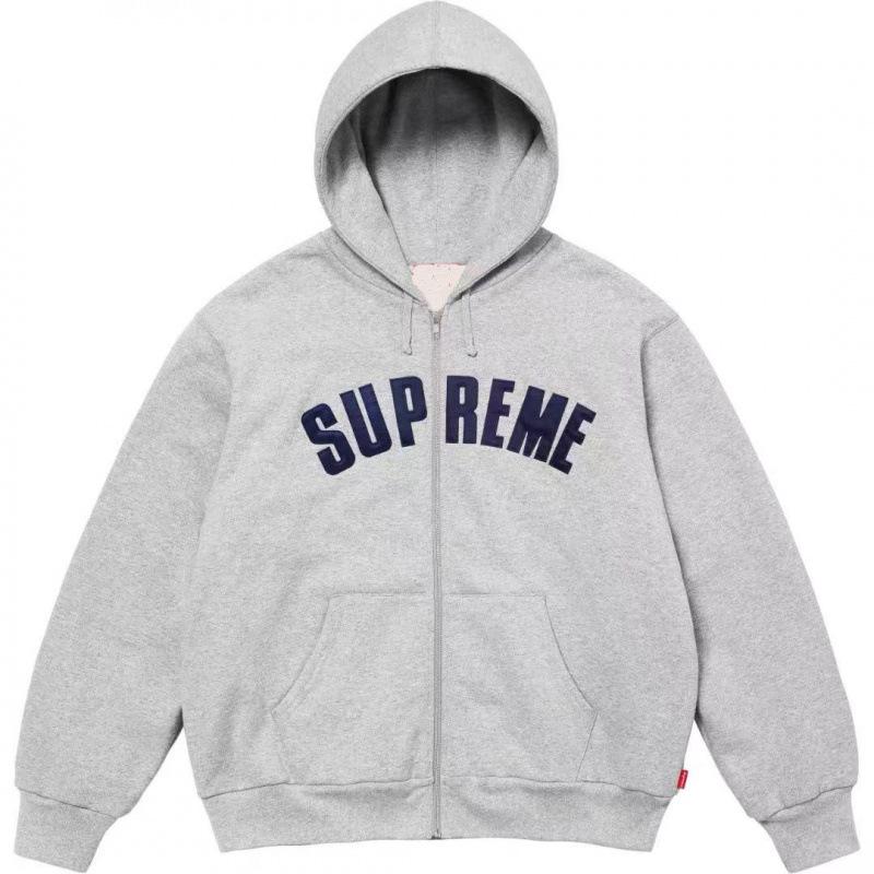 Promi-Stil 2025 SUPREME Buchstaben Damen Reißverschluss Hoodie Strickjacke