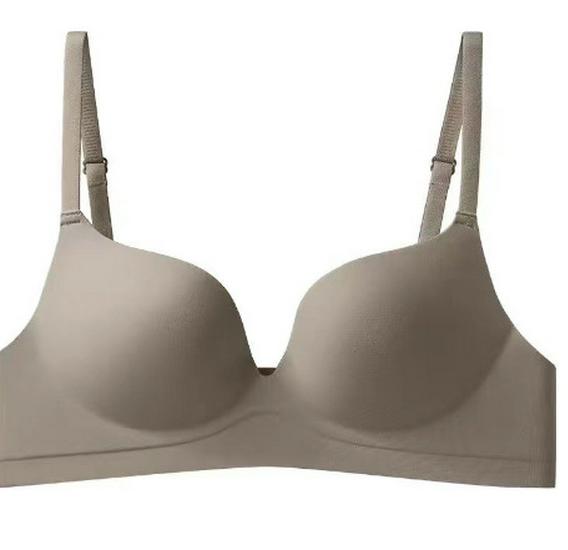 

Бесшовный бюстгальтер средней поддержки для девочек - Предотвращающий обвисание, без косточек, с боковой поддержкой 34/75 AB кофейный