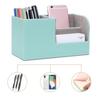Simple Pencil Pen Holder High-end Desktop Stationery Storage Box PU Leather Desk Organizer  Home