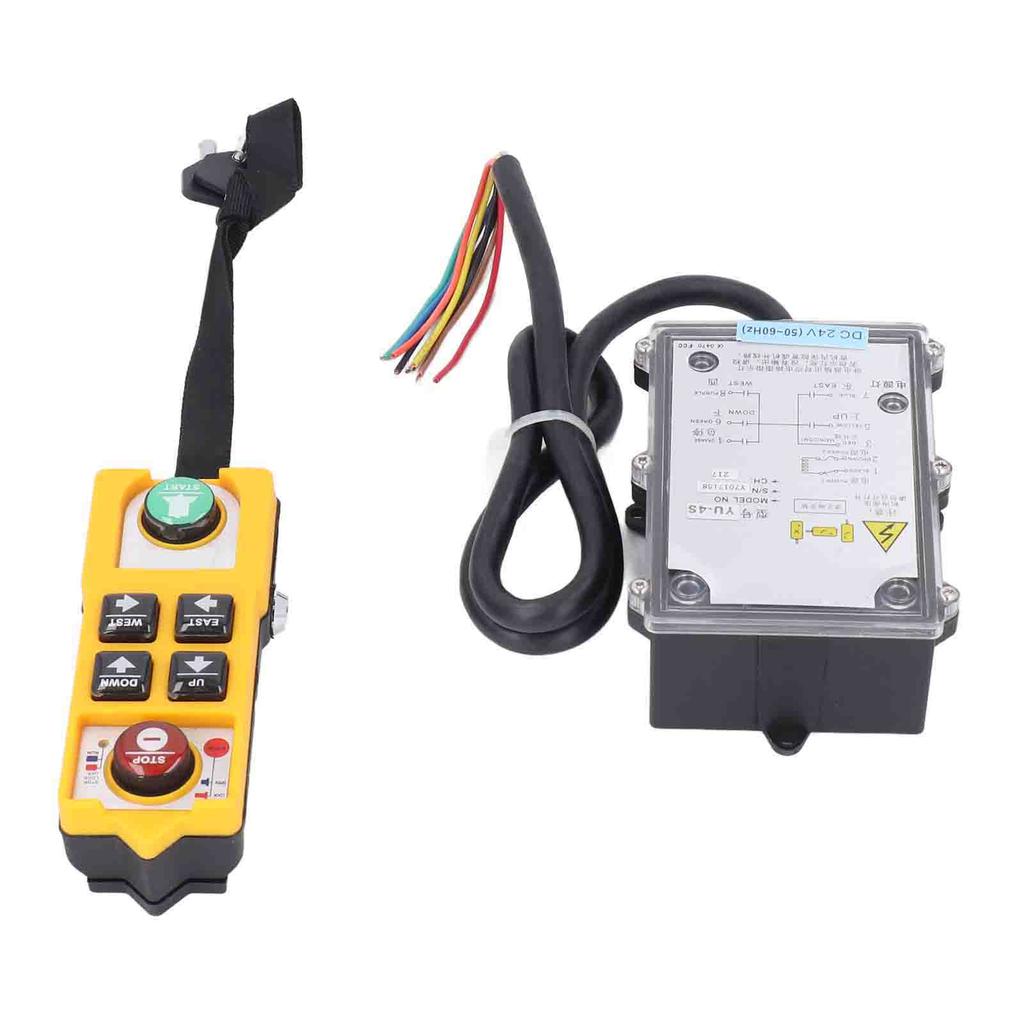 AC380V 100m Wireless Crane Remote Control Waterproof Anti Fall Electric Industrial Remote Control with Lock