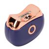 Mini Electric Nail Clipper Ultra Quiet LED Light Rechargeable Automatic Fingernail Cutter with Scraps Storag Blue