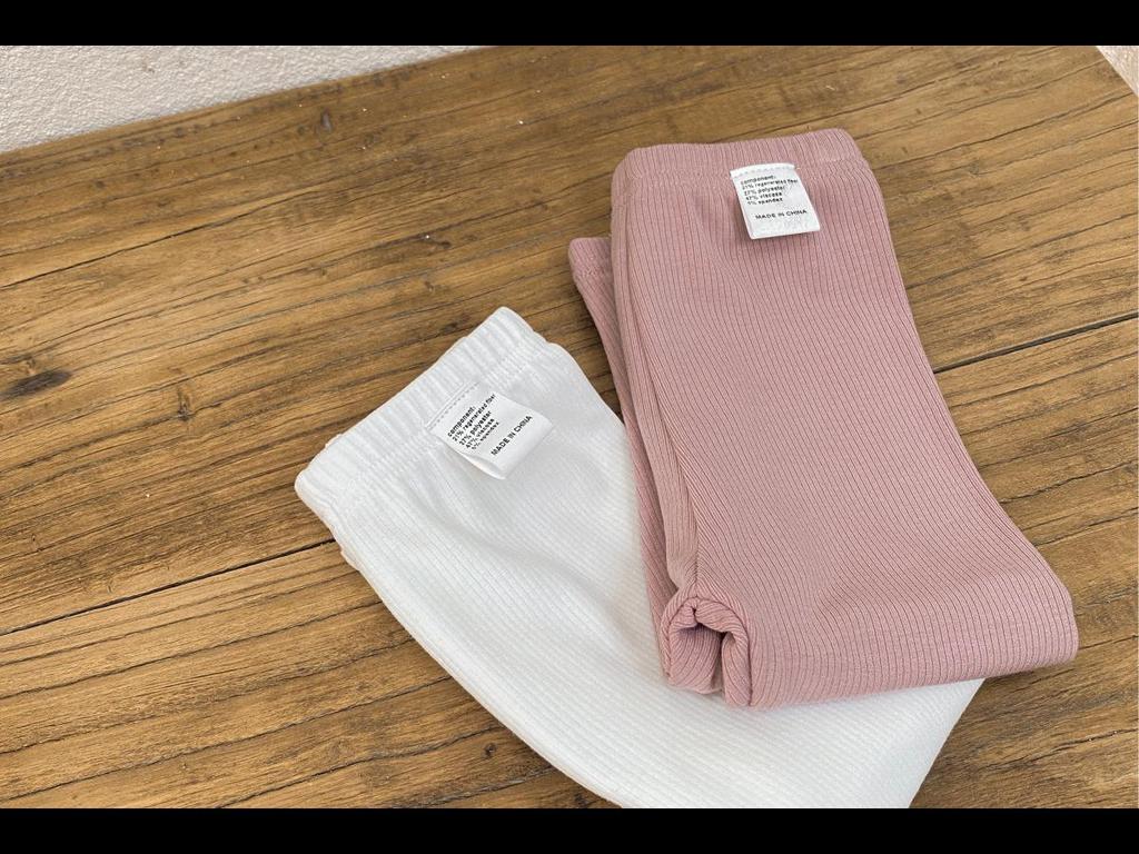 Newborn Velvet Striped Leggings - Elastic, Thin, Solid Color Pants for Boys & Girls, Spring and Autumn.