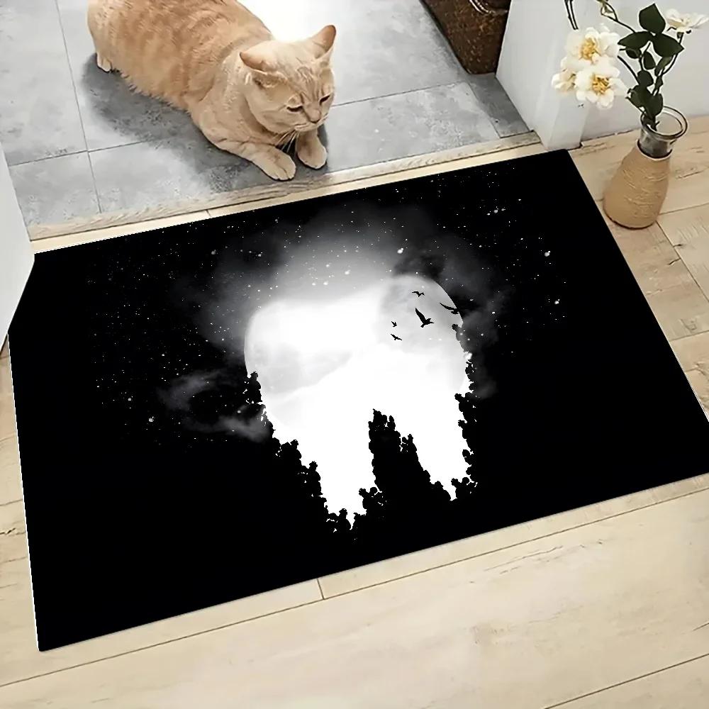 The Dentist Tooth Floor Mat Graphic Printed Flannel Doormats for Bathroom Kitchen Entrance Carpet Home Decor