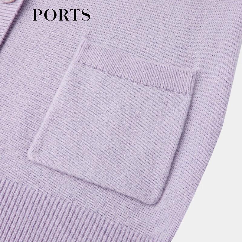 PORTS Women's V-Neck Long Sleeve Knit Cardigan