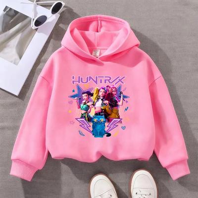 Mädchen Kinder Cartoon Bedrucktes Sweatshirt Kinderbekleidung Lässiges Langarm-Oberteil Hoodies Sweatshirts Mädchen