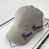 American Side Letter Soft Top Baseball Cap Women's Spring and Summer Wide Brim Sun Hat Street Versatile Cap Men
