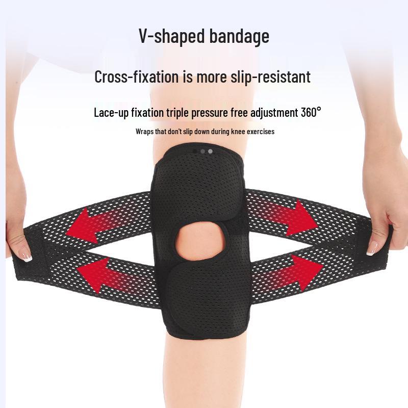 Japan Half-Moon Lightweight Knee Pad with Breathable Compression and Non-Slip Support for Mountain Climbing