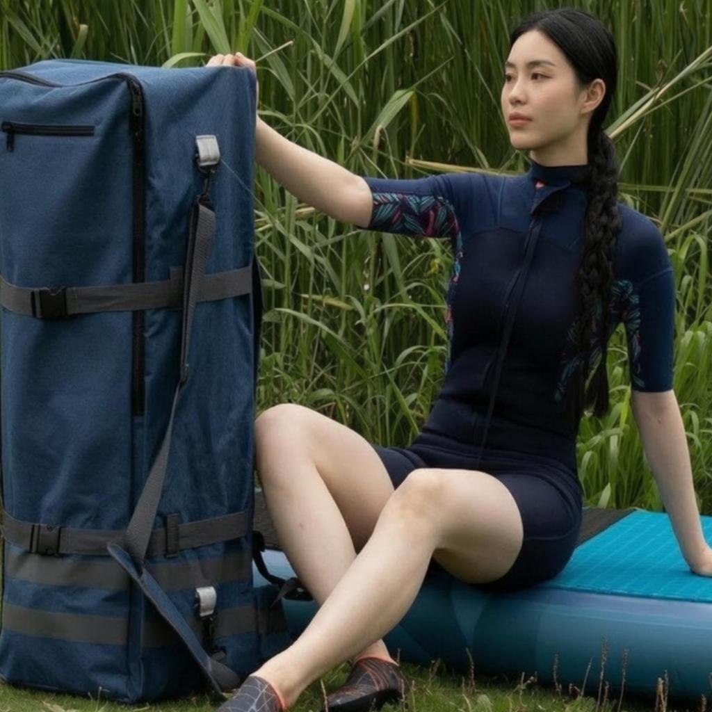 SUP Backpack Sturdy Paddleboard Bag Oversized for Paddleboarders