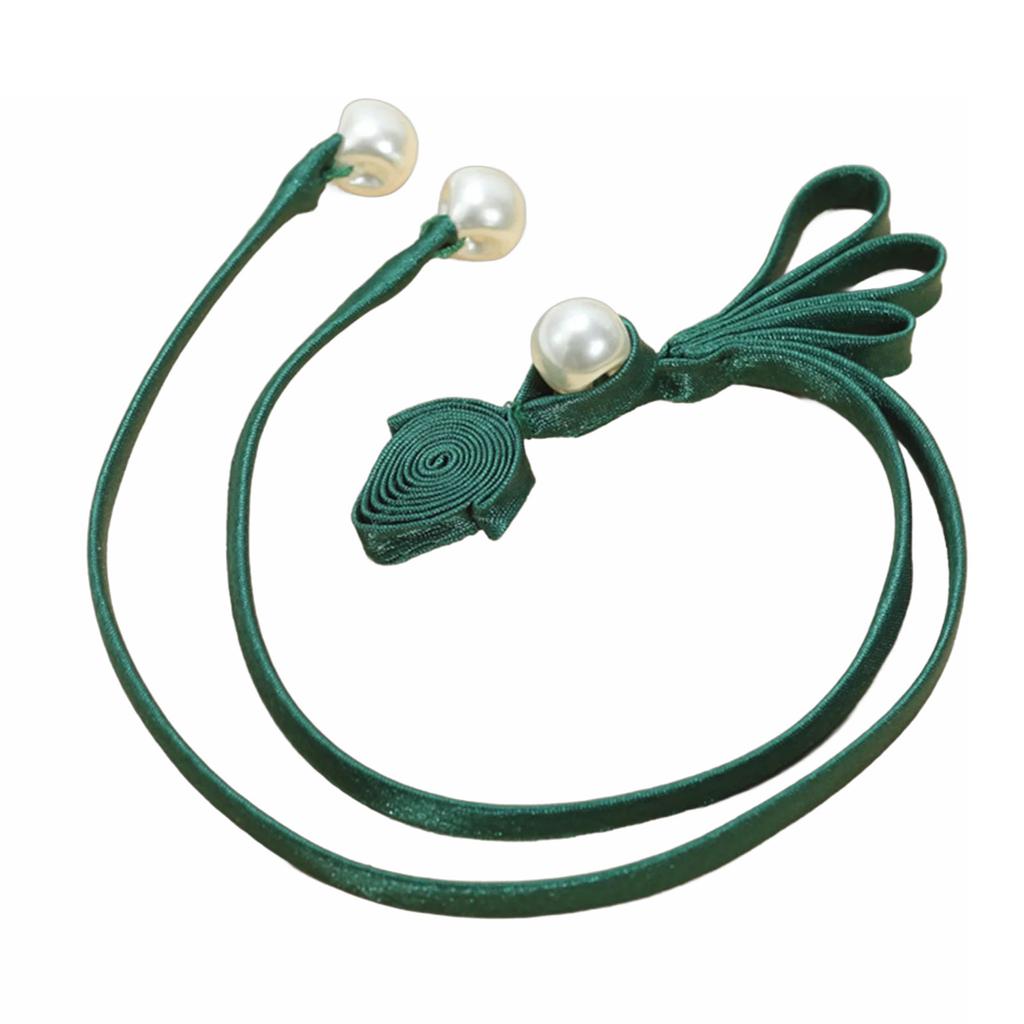 Handmade Cheongsam Sewing Fasteners Chinese Knots Frog Buttons with Long Tassles DIY Tang-Suit Decorative Buttons