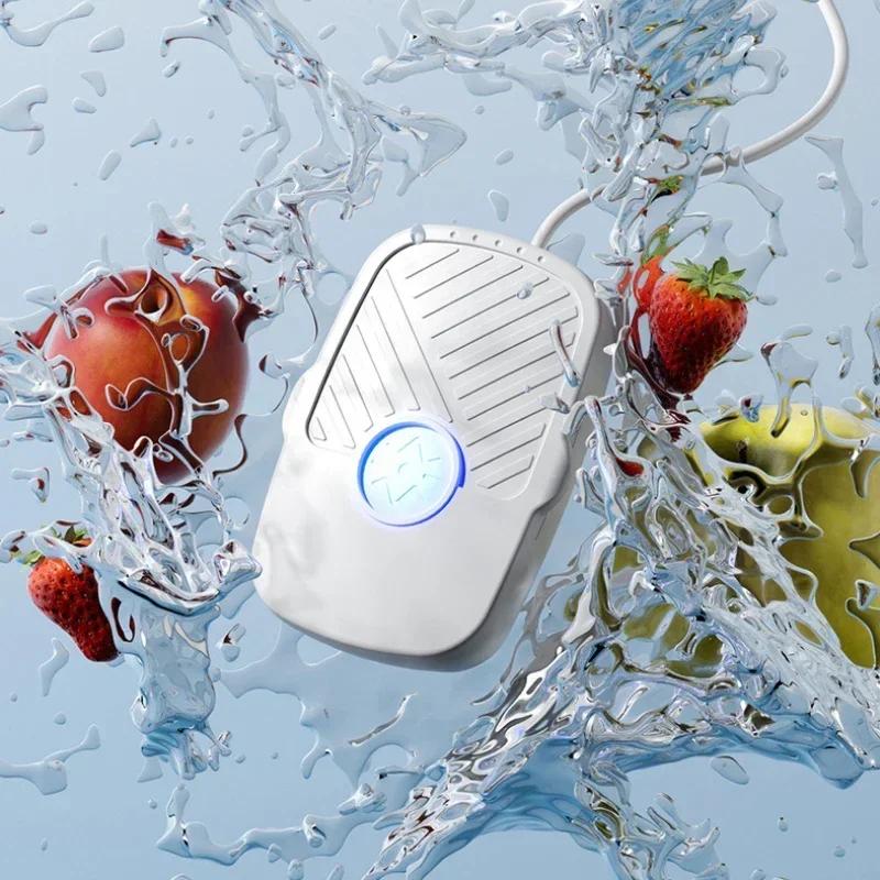 Ultrasonic Fruit Vegetable Cleaner Portable IPX7 Waterproof Multifunctional Food Washer for Home Kitchen Use