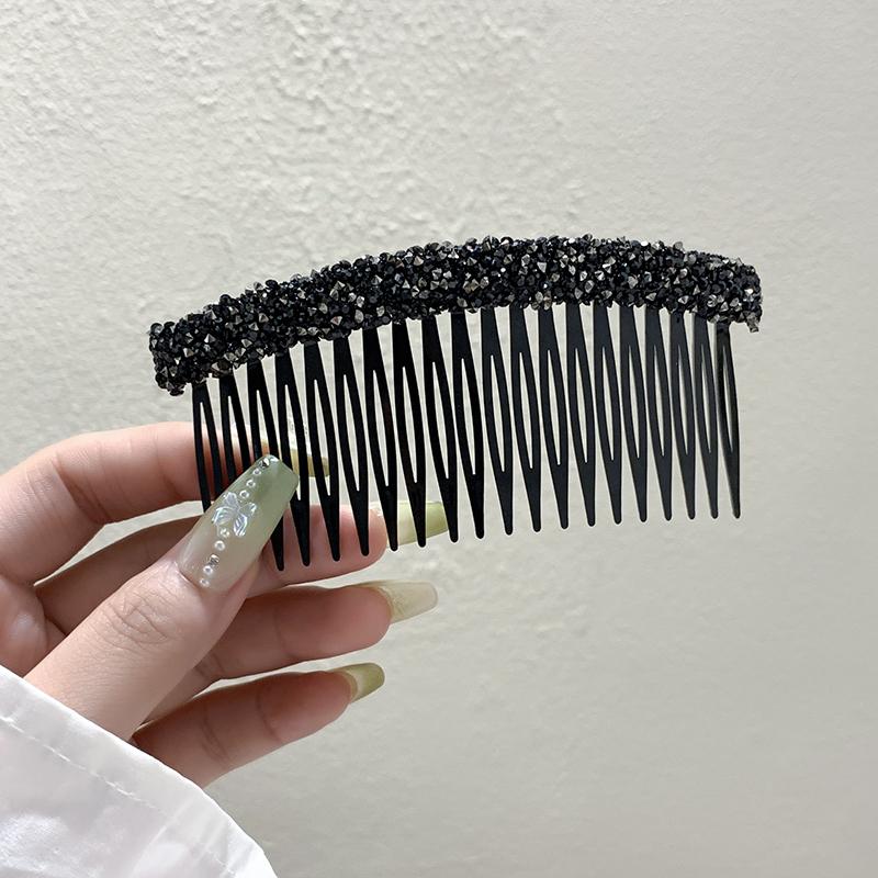 Nové hřebeny do vlasů Plastová sponka do vlasů Elegantní dámská móda Kamínkové sponky do vlasů Hřebeny na drdol Dívčí vlasové doplňky