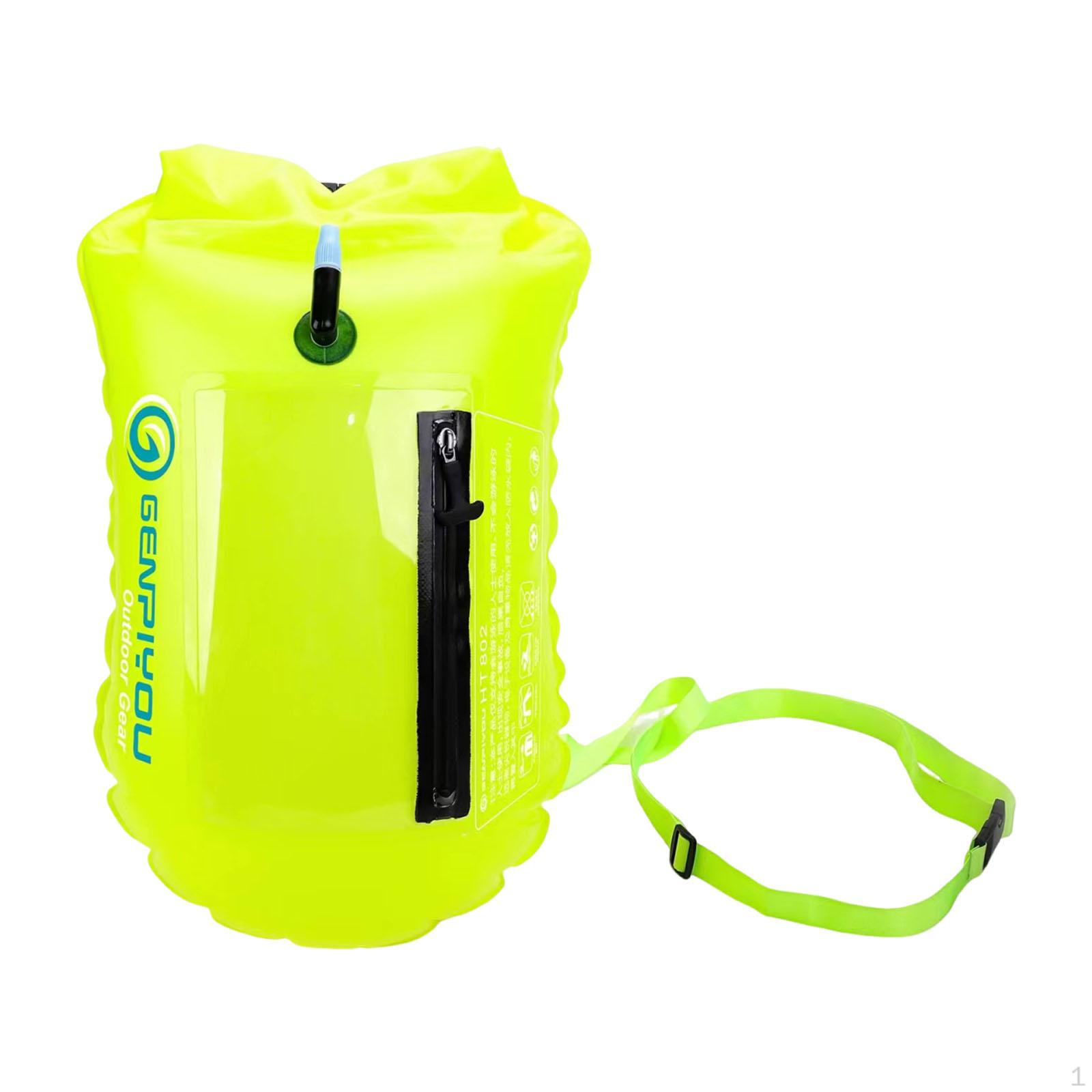 

Dry Bag Large Capacity PVC Swimming Float for Camping Snorkeling Boating помаранчевий
