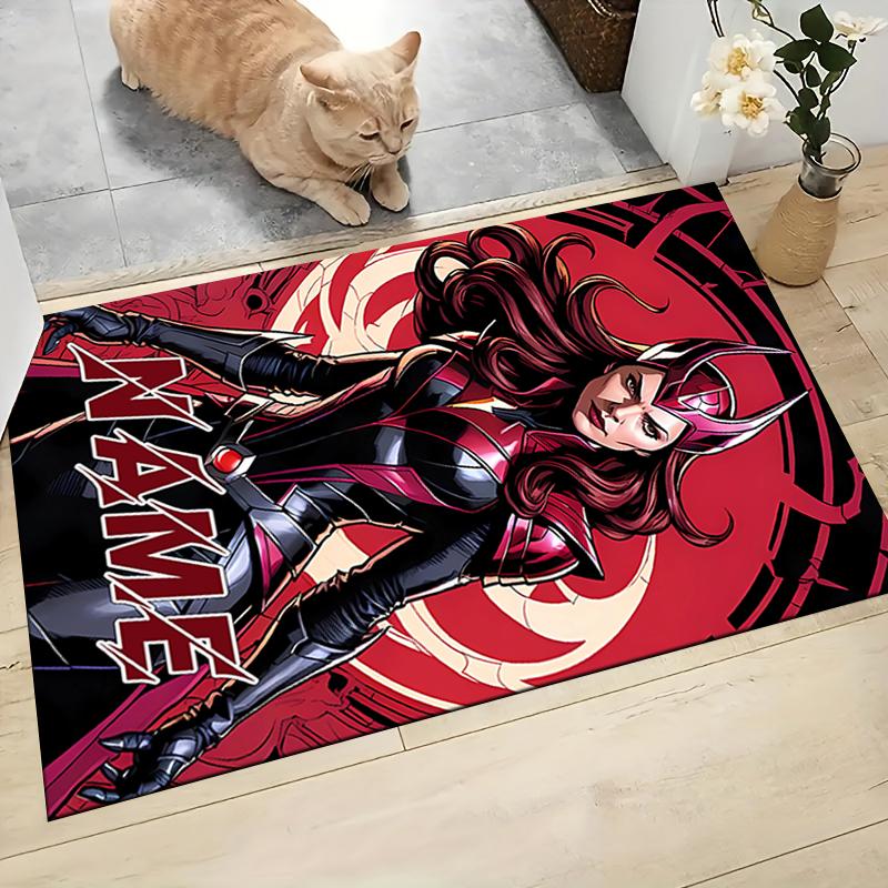 Custom Name Panther Power Symbolism Carpet Rug Customizable Soft Washable Anti-Slip Home Living Room Sofa Mats Personalized Rug. 090912