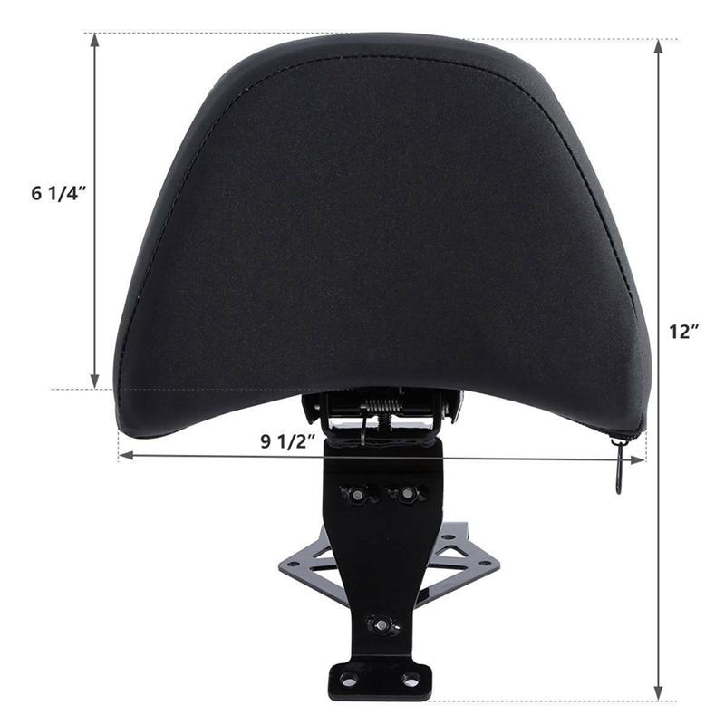 NEW-Motorcycle Adjustable Driver Rider Seat Backrest Kit Accessories For Honda Goldwing GL1800 2018-2019