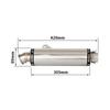 For Yamaha Tenere 700 2019 to 2022 2023 2024 2025 T7 T700 XTZ 690 Escape Slip-on Motorcycle High Position Exhaust Muffler Pipe