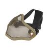 Half Face Guard Protective Steel Mesh Cool Design 54 To 62cm Head Cover for Outdoor Activities