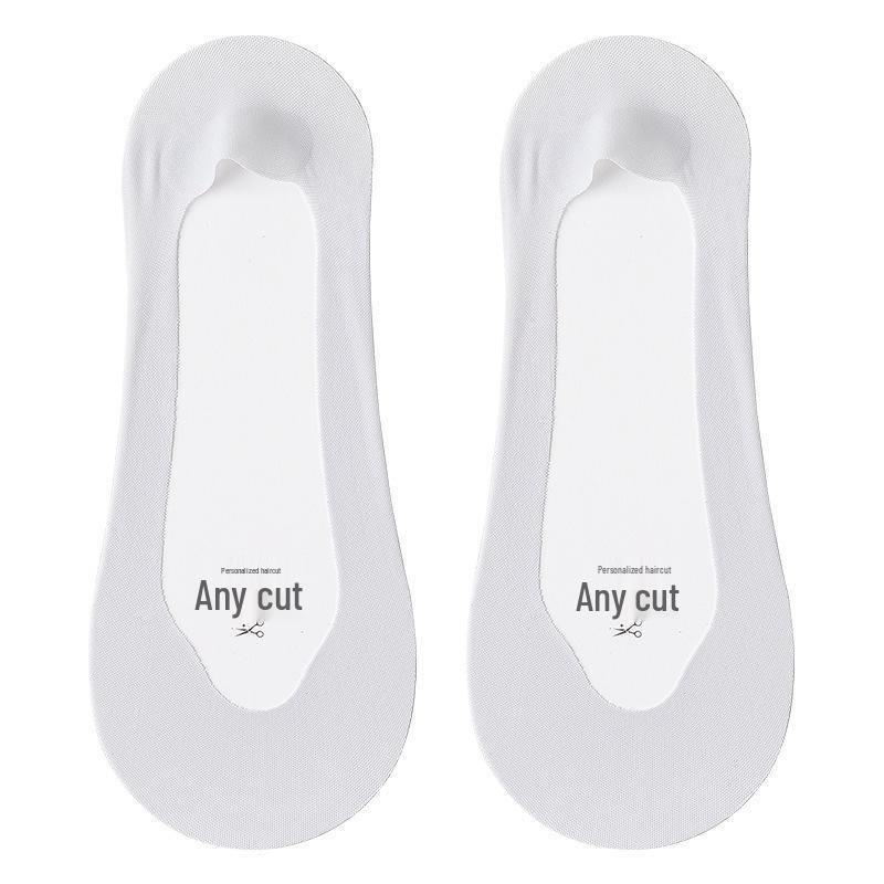 Women's Ultra-Thin Non-Slip Low-Cut Ice Silk Socks for Loafers