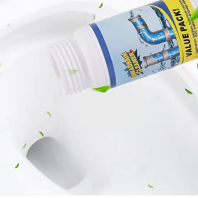Avloppsrengöringspulver Snabb Kraftfull Rengöringspulver Avloppsrensare Snabbskummande Säker Propplösare Muddringsrengöringsverktyg För Rör