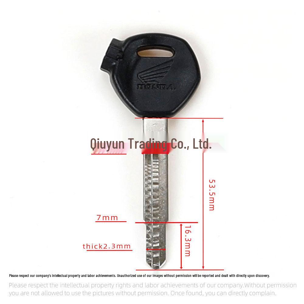 Magnetic Key Blank for Honda Motorcycle DIO 56th & 63rd Gen Z4 38, 55, 61, 62, 63