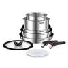 Ingenio Emotion 10-piece Cookware Set Stainless Steel Silver