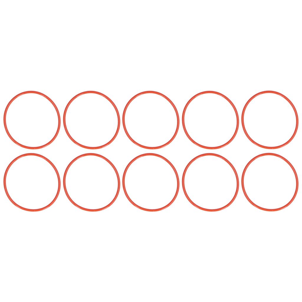10Pcs Rubber Sealing Ring Circular Accurate Durable HeatResistant Smooth Neat Valve Plate Sealing