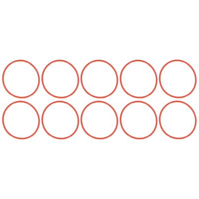 10 Stück Gummi-Dichtring Rund Genau Langlebig Hitzebeständig Glatt Sauber Ventilscheibenabdichtung