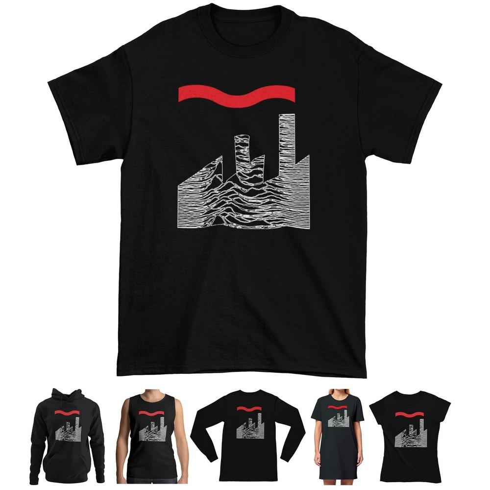 Factory Pleasures T-Shirt - Factory Records Joy Division Tribute Unisex T-Shirt M