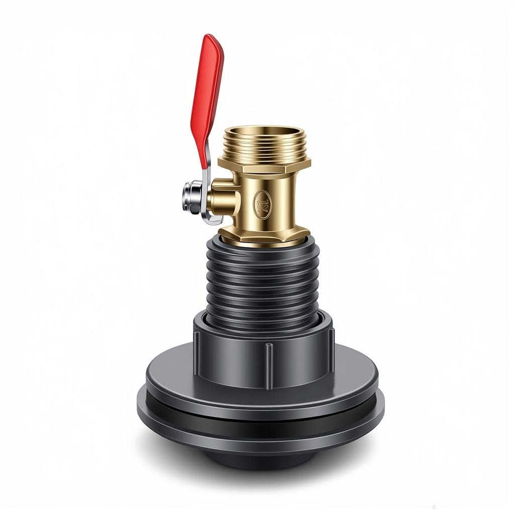 2PCS/Set Rainwater Bucket Connector PVC Bulkhead Joint Adapter Suitable for 1/2"-DN15 External Thread Connector, Ideal for Water Pipes, Outdoor Hoses