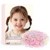 BIANHUAN Hair Ties for Babies and Kids, 240-Piece Set, Unadorned Pile Elastics, Mini Pile, Simple and Colorful, Tangle-Free, Large Capacity, Easy To