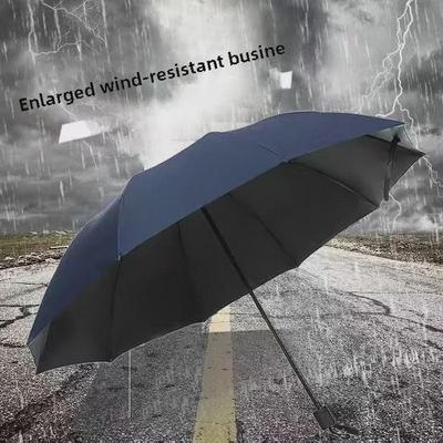 Reinforced Dual-Purpose Folding Umbrella for Men & Women with UV Protection
