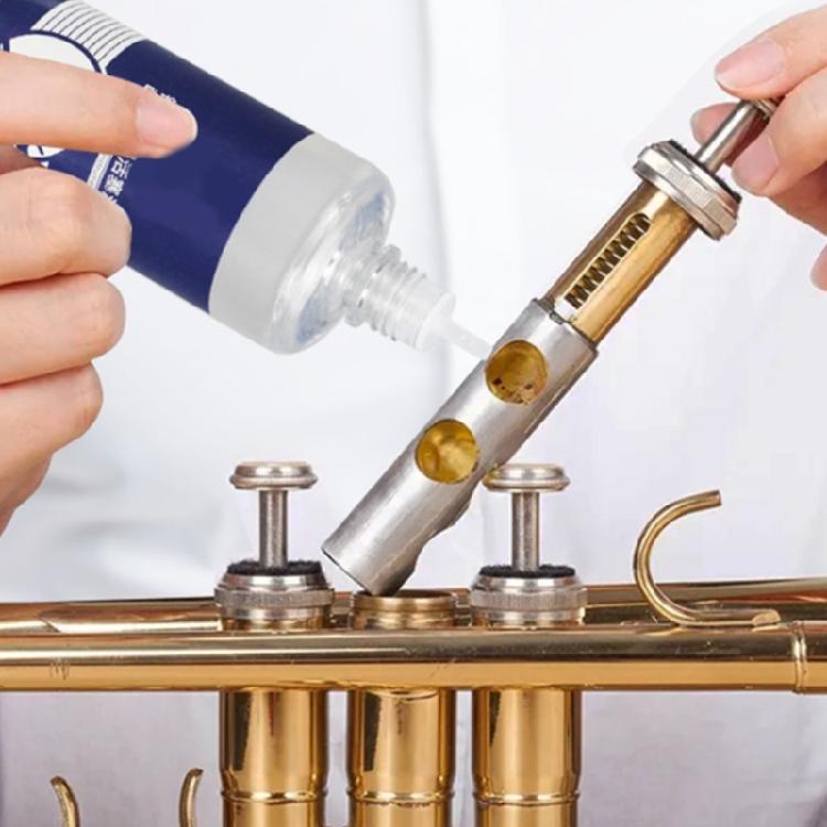 Schnell absorbierende Anti-Haft-Schmiermittel Instrumentenpflegeöl Blechblasinstrumentenpflege für Blechblasinstrumente Klappen und Mechanismen