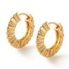Fashion Plaid Round Inlaid Diamond Geometric Earrings For Women Daily Wear