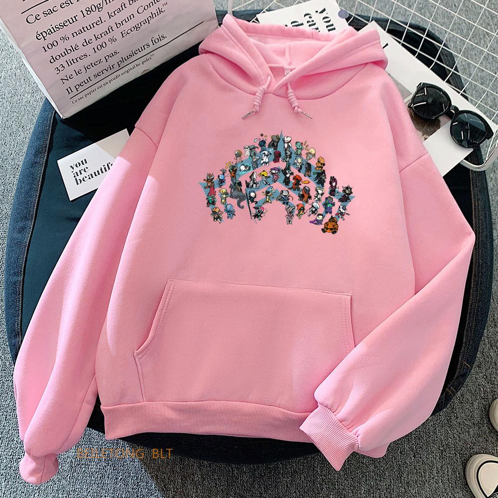 Mikina Warframe na podzim zimu Harajuku Kawaii ležérní mikina kreslený potisk fleecové oblečení Sudaderas roztomilý komiks
