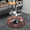 1 alfombra redonda de telaraña para oficina, alfombrilla adecuada para oficina, debajo de sillas de oficina, dormitorio, sala de estar, decoración del hogar, decoración de habitación