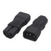 Portable Male To Female C14 To C13 Adapter C14 To C15/C14 To C5/C14 To C7 Power Cable Adapter Transfer Plugs ABS-made