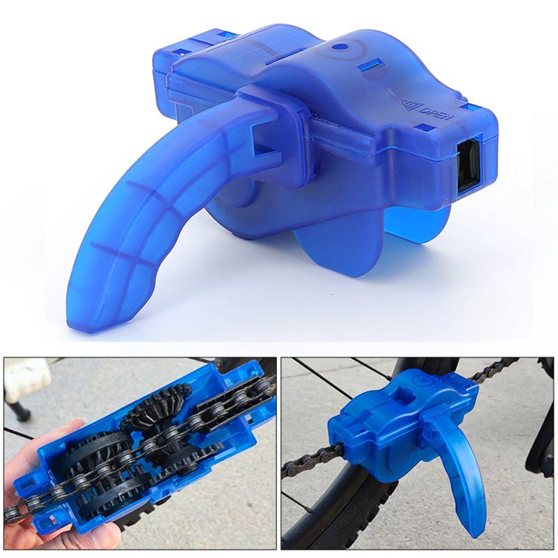 Bicycle Cleaning Set Chain Cleaning Gear Tire Brush Bicycle Tool Multitool Washing Gloves For Washing Chain Box