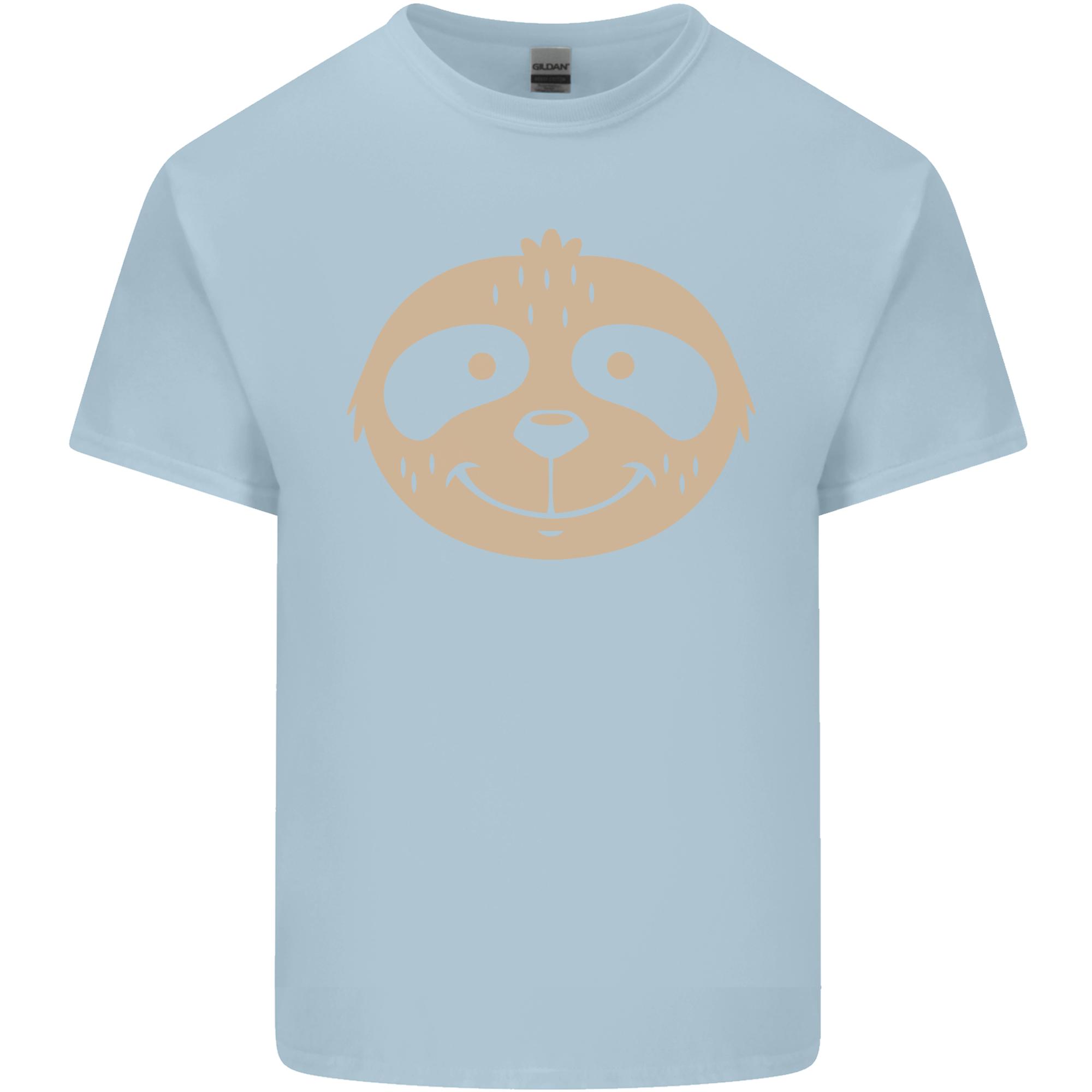 A Funny Sloth Face Unisexs Light Cotton TShirt S
