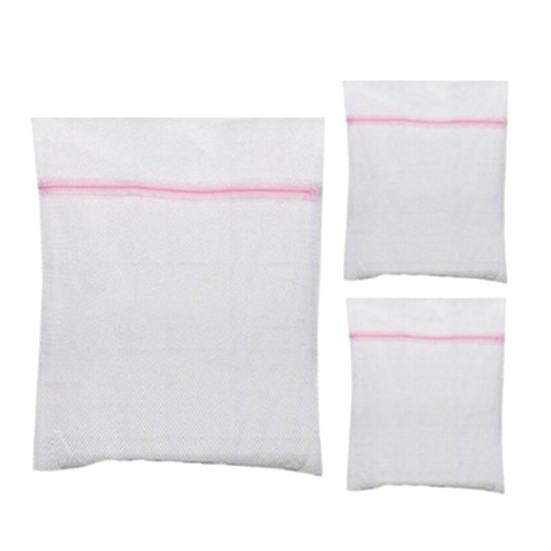 Wäschesack, tragbar, faltbar, atmungsaktiv, Netz-Wäschesäcke mit Premium-Reißverschluss für den Haushalt