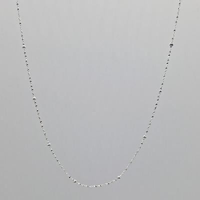 Ball Sparkling Necklace Silver