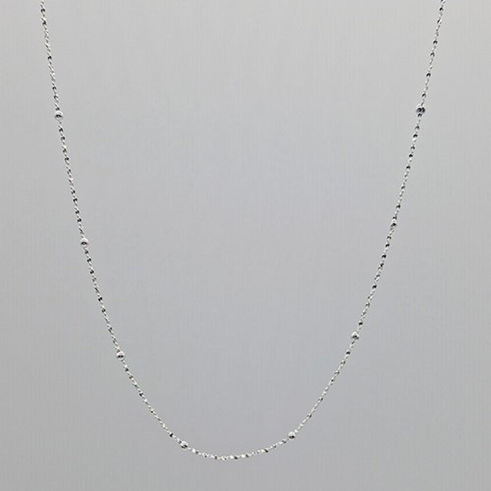 Ball Sparkling Necklace Silver