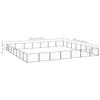 VidaXL Black Kennel 49 M² Steel