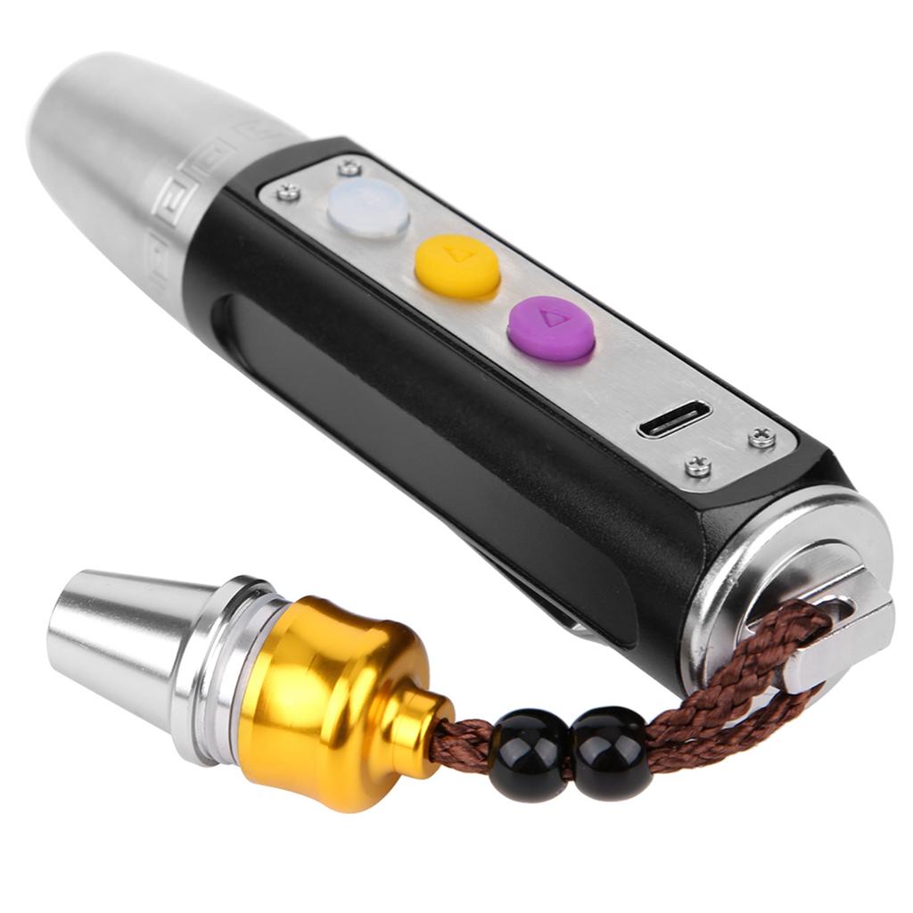 Portable 3 LEDs Expert Jades Flashlight Torch USB Rechargeable Jewelry Gems Identification Lights