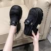 Fashion 10CM Women High Heels Chunky Sneakers New Summer Females Buckle Platform Slippers Wedge Sandals Slides Shoes Zandalias De Mujer