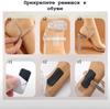 High Heel Shoe Straps Anti Slip No Tie Adjustable Shoe Bands for Secure Fit Prevent Heel Slippage Comfortable Durable Design