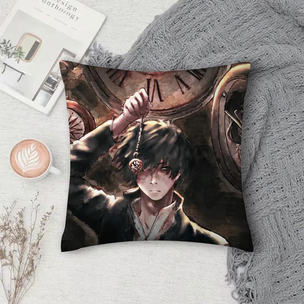 Anime Tomodachi Game Pillow Case Cover Square Sofa With For Pattern Comfortable Cushionsuitable Of Room