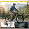 Electric Bicycle All Terrain Vitilan M5 27.5" Tire 500W Motor Fully Suspended Adult Electric Bike 48V 15Ah Dual Hydraulic Brakes Max Load 150Kg