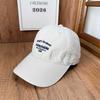 American casual washed soft top baseball cap early autumn embroidery old cap widened brim couple outdoor outing