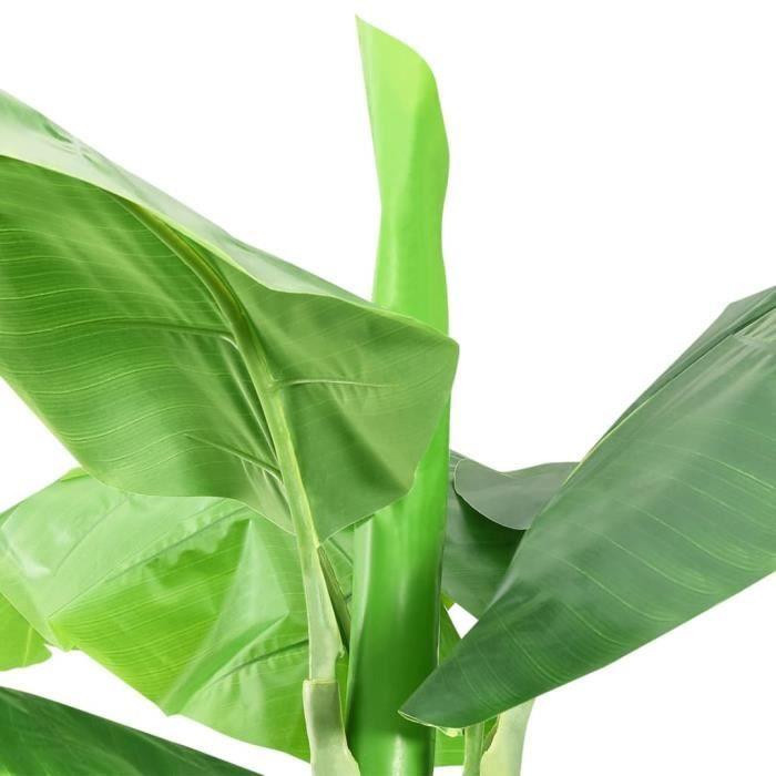 VidaXL Bananier artificiel avec pot 285 cm Vert