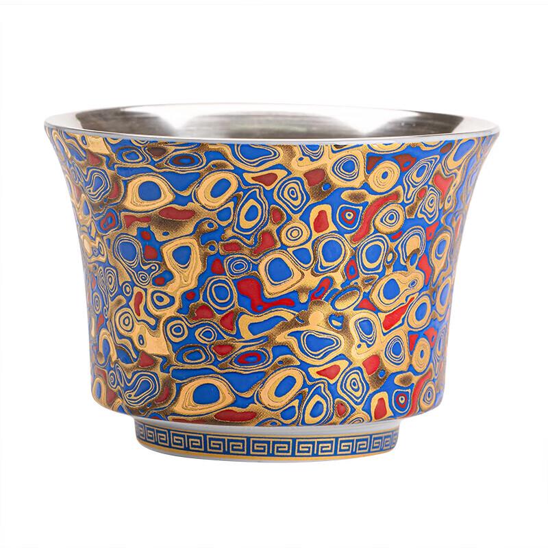 Sushic Guochao Ceramic Gilt Silver Teacup