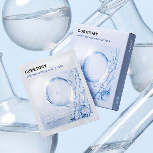 

Face Factory Curetory Saline Soothing Gauze Pack (10 Sheets) - Trouble & Redness Relief NONE